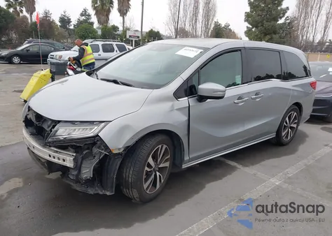 2018 Honda Odyssey Elite from USA, damaged, VIN 5FNRL6H94JB015690